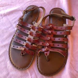 NWOT Ladies American Eagle Leather Sandals size 6